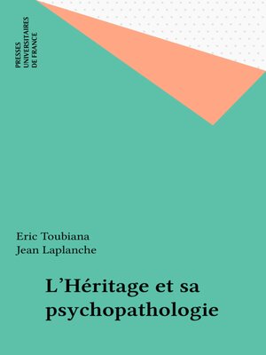 cover image of L'Héritage et sa psychopathologie
